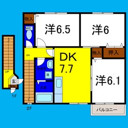 ジュネス99Ｃの物件間取画像